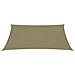 Parasole a Vela Oxford Rettangolare 6x8 m Beige - Foto miniatura 3