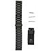 Cinturino Per Orologio 22 Mm Huawei Watch Gt/magic/ticwatch Pro In Acciaio Inossidabile Black - Foto miniatura 10
