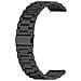 Cinturino Per Orologio 22 Mm Huawei Watch Gt/magic/ticwatch Pro In Acciaio Inossidabile Black - Foto miniatura 1