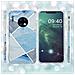 Custodia Compatibile Con Huawei Mate 30 In Marmo Grigio Bianco Blu No. 2 - Coperchio Protettivo In Silicone Tpu Con Motivo A Mosaico - Foto miniatura 6