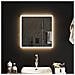 Specchio Da Bagno Con Luci Led 50x50 Cm - Foto miniatura 1
