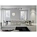 Tavolo Allungabile 90x180/440 Cm Flame Evolution Telaio Antracite - Bianco Frassino - Foto miniatura 3