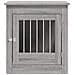 Gabbia Cani Arredamento Grigio Sonoma 64,5x80x71cm Multistrato - Foto miniatura 6