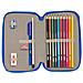 Astuccio Doppio Cars Race Ready Azzurro 12.5 X 19.5 X 4 Cm (28 Pezzi) - Foto miniatura 4