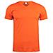 Basic-t V-neck Arancio 3xl - Foto miniatura 1