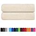 Asciugamani Da Bagno 2 Pz Crema 100x150 Cm 360 G /m 100% Cotone - Foto miniatura 2