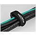 Fascetta a strappo per cavi con occhiello L 280 x L 38 mm nero 3 pezzi - Foto miniatura 2