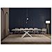 Tavolo allungabile 90x180/440 cm Karida cemento gambe bianche - Foto miniatura 3