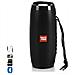 Tg-157 Altoparlante Portatile Bluetooth 4.2 Con Luci Led Dinamiche. 17x6x6 Cm. Colore Nero - Foto miniatura 1