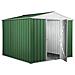Box Porta Attrezzi Casetta In Acciaio Zincato 276x260cm X H2.12m - 110kg - 7,2mq - Verde - Foto miniatura 9