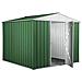 Box Porta Attrezzi Casetta In Acciaio Zincato 276x260cm X H2.12m - 110kg - 7,2mq - Verde - Foto miniatura 5