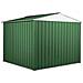 Box Porta Attrezzi Casetta In Acciaio Zincato 276x260cm X H2.12m - 110kg - 7,2mq - Verde - Foto miniatura 6