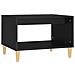 Lusso Casadino -  Tavolino Da Salotto Nero 60x50x40 Cm In Legno Multistrato - Foto miniatura 1