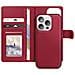 Custodia Per Iphone 16 Pro Max Con Cover Rimovibile, Rosso - Foto miniatura 1