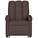 Poltrona Alzapersona Reclinabile Marrone Scuro in Tessuto - Foto miniatura 8