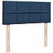Giroletto a Molle con Materasso Blu 120x190 cm in Tessuto - Foto miniatura 7