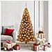 Albero di Natale con 300 LED con supporto Oro 180 cm PET - Foto miniatura 2