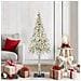 Albero di Natale con 150 LED Bianco 150 cm PE e Acciaio - Foto miniatura 2