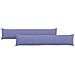 Cuscini da Divano 2 pcs Blu 200 x 40 cm Tessuto - Foto miniatura 1