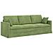 Set di divani 2 pcs Verde chiaro 228 x 78 x 80 cm Velluto - Foto miniatura 5
