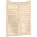 Porte Swing 2 pcs Naturale Legno Massello di Pino - Foto miniatura 1