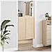 Porte Swing 2 pcs Naturale Legno Massello di Pino - Foto miniatura 3