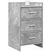 Comodini Grigio Cemento 40 x 36 x 70 cm Legno ingegnerizzato - Foto miniatura 2