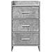 Comodini Grigio Cemento 40 x 36 x 70 cm Legno ingegnerizzato - Foto miniatura 4