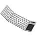 Custodia con Tastiera per Apple iPad Laptop PC - Grey - Grigio - Foto miniatura 2