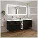 Mobile sottolavabo, Beige, 140 cm, Con piano d'appoggio, 2 cassetti, MDFMobilecon 2 ante, Ripiano integrato, MODERNO - Foto miniatura 3