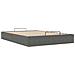 Letto ottomano Grigio Scuro 153 x 203 cm Velluto - Foto miniatura 5