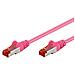 ICOC CCA6F-020-PK - Cavo di rete Patch in CCA Schermato Cat. 6 Rosa F / UTP 2 m Bulk - Foto miniatura 1