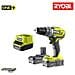 Trapano Avvitatore Ryobi 18v 2.0ah Lithiumplus Oneplus 2 Batterie - Quick Charger 2.0ah R18dd3-220s - Foto miniatura 3