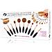 10 Pz Set Di Pennelli Da Trucco Ovali Brch - Foto miniatura 5