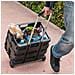 Carrello Trolley Multiuso Richiudibile In Valigetta Con 2 Ruote Manico Telescopico - Foto miniatura 5