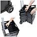 Carrello Trolley Multiuso Richiudibile In Valigetta Con 2 Ruote Manico Telescopico - Foto miniatura 6