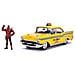 Chevrolet Chevy Bel Air Taxi 1957 ''deadpool'' Con Personaggio 1:24 - Foto miniatura 1