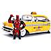 Chevrolet Chevy Bel Air Taxi 1957 ''deadpool'' Con Personaggio 1:24 - Foto miniatura 2