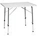Tavolo Da Campeggio Regolabile In Altezza 80x60x68 Cm - Grigio - Foto miniatura 1