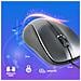 Mouse Crew Ottico 2 Tasti 1200 DPI Colore Grigio - Foto miniatura 4