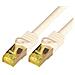 0.5m CAT7 S-FTP 0.5m Cat7 S / FTP (S-STP) Bianco cavo di rete - Foto miniatura 1