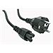 Power Cord Notebook (1m) , Maschio / femmina, 1m, Nero - Foto miniatura 1