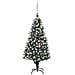 Set Albero Natale Artificiale con LED Palline e Pigne 150 cm - Foto miniatura 1