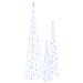 Set Coni Luce Led Decorativi Acrilici Blu 30/45/60cm - Foto miniatura 1