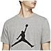 T-shirt Da Uomo Jumpman Logo Grigia Taglia Xs Cod Cj0921-091 - Foto miniatura 3