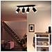 Lampadario Led White Color 4x6w Hue Fugato Bianco 153x80x425 Mm Metallo - Foto miniatura 1
