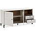 Credenza Bassa Javea 2 Cassetti, 2 Porte E 1 Ripiano, Color Bianco E Legno, 136,5 Cm (larghezza) 40 Cm (profonditá) 67,5 Cm (altezza) - Foto miniatura 2