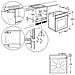 Forno Elettrico da Incasso SteamCrisp Serie 700 LOC5H40X2 Capacità 72 L Multifunzione Ventilato Cottura Vapore Potenza 2780 W Colore Acciaio Inossidabile - Foto miniatura 9
