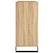 Mobile Porta Dischi Rovere Sonoma 84,5x38x89 Legno Multistrato - Foto miniatura 4