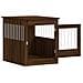 Gabbia Cani Arredamento Rovere Marrone 64,5x80x71cm Multistrato - Foto miniatura 5